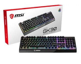 MSI Q TR Vigor GK30 RGB Mekanik Hisli Siyah Oyuncu Klavyesi