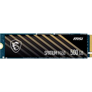 MSI SSD SPATIUM M450 PCIE 4.0 NVME M.2 500GB V1 R:3000 W:2000