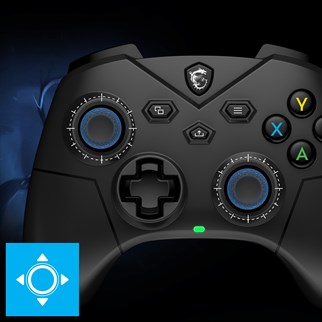 MSI Stok Adı: Msi GG Force GC300 Wireless 2.4GHz Kablosuz Siyah Oyun Kolu (Gamepad)