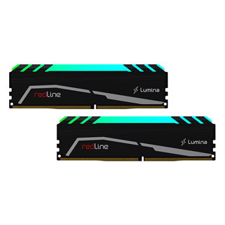 MUSHKIN redLine Lumina, MLA4C320GJJM8GX2, 2x8Gb Kit, 3200Mhz, DDR4, CL16, RGB, Desktop Gaming RAM (Soğutuculu)