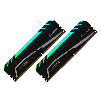 MUSHKIN redLine Lumina, MLA4C360JNNM8GX2, 2x8Gb Kit, 3600Mhz, DDR4, CL18, RGB, Desktop Gaming RAM (Soğutuculu)