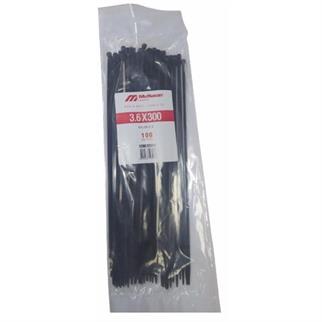 MUTLUSAN 3,6*300 100lü Paket KABLO BAĞI SİYAH