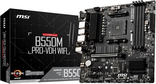 Msi B550M PRO-VDH WiFi 4400mhz(OC) M.2 AM4 mATX Anakart