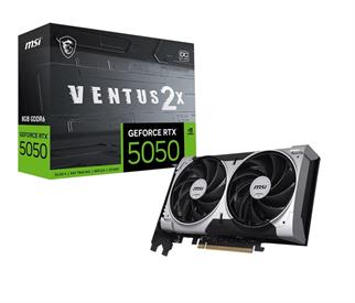 Msı GeForce RTX5050 Ventus 2X OC 8G 8GB GDDR6 128 Bit DLSS 4 Ekran Kartı