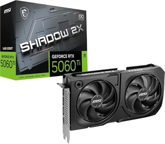 Msi GeForce RTX5060TI 16gb Shadow 2x Oc Plus 128bi·t Gddr7 HDMI Dp Gaming (Oyuncu) Ekran Kartı