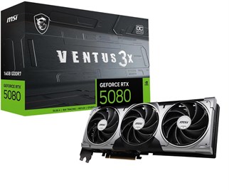 Msi GeForce RTX5080 16GB GDDR7 PCI Express 5.0 16G VENTUS 3X OC Ekran Kartı