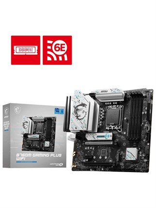 Msı Pro B760 Gaming Plus Wi-Fi Intel LGA1700 DDR5 ATX Anakart