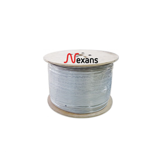 NEXANS NEX1611TO5, GRİ, CAT6, 500M, 23AWG (0,58mm), UTP, %100 Bakır, LSZH Halogen Free, Makara, Kablo