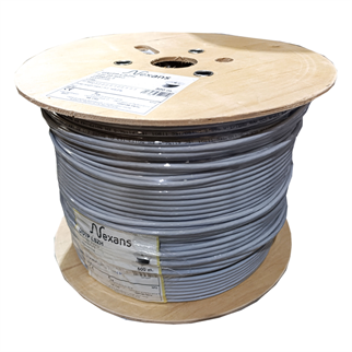 NEXANS NEX1611TO5, GRİ, CAT6, 500M, 23AWG (0,58mm), UTP, %100 Bakır, LSZH Halogen Free, Makara, Kablo