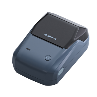NIIMBOT B1, Taşınabilir, Mürekkepsiz, Termal Etiket Yazıcı (Bluetooth, USB) Uzay Mavisi