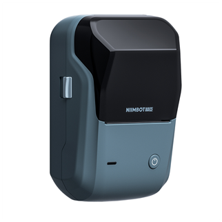 NIIMBOT B1, Taşınabilir, Mürekkepsiz, Termal Etiket Yazıcı (Bluetooth, USB) Uzay Mavisi