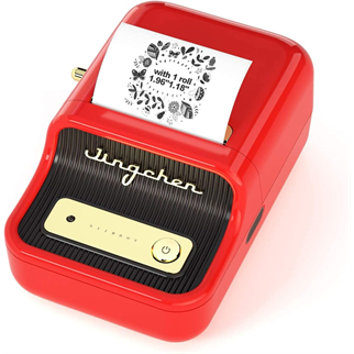 NIIMBOT B21S, Taşınabilir, Mürekkepsiz, Termal Etiket Yazıcı (Bluetooth, Type-C) Kırmızı
