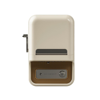NIIMBOT B21S, Taşınabilir, Mürekkepsiz, Termal Etiket Yazıcı (Bluetooth, Type-C) Krem/Beyaz