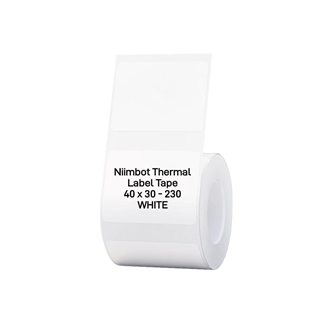NIIMBOT T40 Etiket 40mm x 30mm 230 adet Beyaz  (B1,B21S,B3S)
