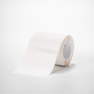 NIIMBOT T50 Etiket 50mm x 50mm (Tek Kolonda 1li) 150 adet Beyaz Yuvarlak (B1, B21S, B3S, B21 PRO)