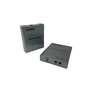 NOVACOM NVC-KVM4K60M CAT6 60MT (2Lİ) HDMI-USB-IR EXTENDER