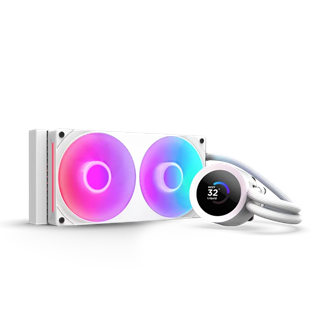 NZXT 240MM LCD KRAKEN RL-KR240-W2 ARGB AM5-1851p Sıvı Soğutmalı İşlemci Fanı Beyaz