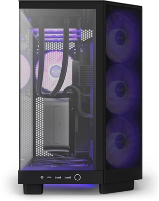 NZXT H6 FLOW CC-H61FB-R1 3-ARGB Fanlı Gaming Mid-Tower PC Kasası