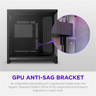 NZXT H6 RGB+ CC-H62FB-P1 Dual-Chamber Gaming Mid-Tower PC Kasası