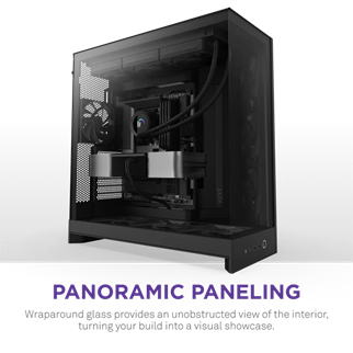 NZXT H9 FLOW CM-H92FB-01 Gaming Mid Tower PC Kasası