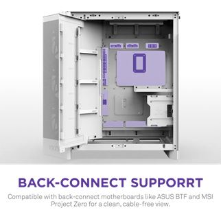 NZXT H9 FLOW RGB 2025 ARGB CM-H92FW-P1 Gaming Mid-Tower PC Kasası Beyaz
