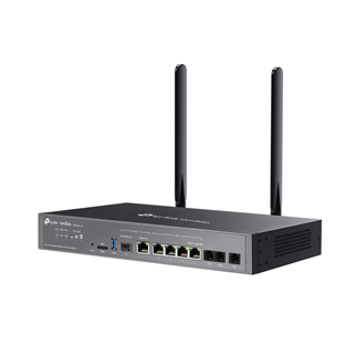 OMADA DR3220v-4G, 4 Port, 4G+Cat6 2,4Ghz, 1 Combo SFP Port, 2 FXS Port, Sim Yuvalı,  Gigabit Rackmount DSL Gateway