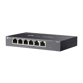 OMADA DS106P, 6 Port Megabit,  4 Port Megabit PoE+, 67W, Yönetilemez, Masaüstü Metal Kasa Sessiz Switch