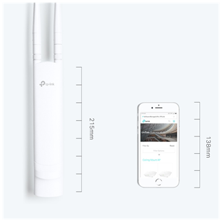 OMADA EAP110-Outdoor, 1Port Gigabit PoE, 300Mbps, 2,4Ghz, Pasif Poe, Indoor/Outdoor Access Point