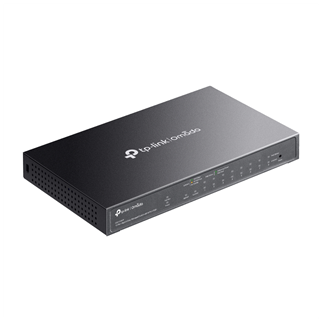 OMADA ES210GMP, 10 Port Gigabit, 8 Port PoE+, 1Port Gigabit Combo SFP, 123W, Yönetilebilir Metal Kasa Masaüstü/Vesa Switch