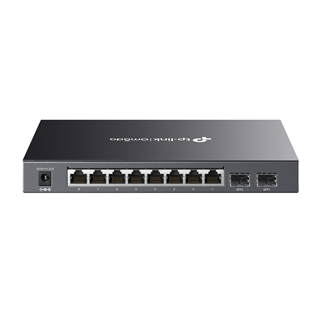 OMADA SG2210P, 8 Port Gigabit PoE+, 61W, 2Port SFP, Yönetilebilir, Metal Kasa Masaüstü/Vesa Switch