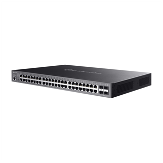 OMADA SG3452P, 48 Port Gigabit,  48 Port Gigabit PoE+, 384W, 4 Port SFP, L2+ Yönetilebilir, Rackmount Metal Kasa Switch
