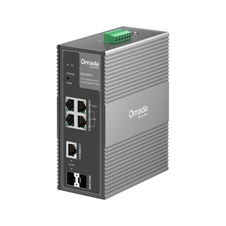 Omada IES206GPP Industrial, 6 Port Gigabit, 1Port Poe++, 3 Port Poe+, 1 Port Gigabit Combo SFP, 120W, Yönetilebilir, Endüstriyel Switch