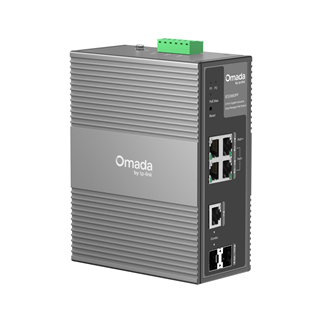 Omada IES206GPP Industrial, 6 Port Gigabit, 1Port Poe++, 3 Port Poe+, 1 Port Gigabit Combo SFP, 120W, Yönetilebilir, Endüstriyel Switch