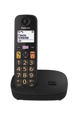 PANASONIC KX-TGU110 Kablosuz LCD Ekranlı Telefon Siyah