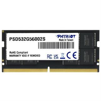 PATRIOT 32GB DDR5 5600MHZ CL46 NOTEBOOK RAM SIGNATURE LINE PSD532G56002S