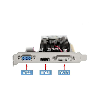 PELADN Nvidia GT 610, 2Gb, GDDR3, 64Bit, 1xD-Sub, 1xDVI, 1xHDMI Ekran Kartı