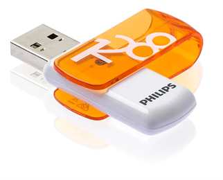 PHILIPS 128GB USB 2.0 Vivid FM12FD05B/00 Turuncu Taşınabilir Bellek