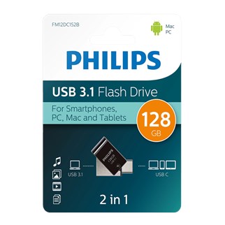 PHILIPS 128GB USB3.1 TYPE-C 100/150 MB/S FM12DC152