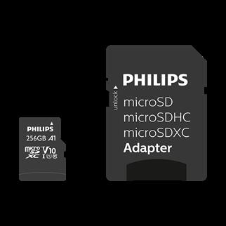 PHILIPS 256GB MICRO SDXC 80 MB/S C10 FM25MP45B/00