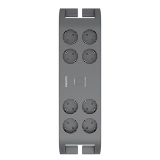 PHILIPS 8-li SPN3180A/62 900 Joules Akım Koruma Prizi Gri