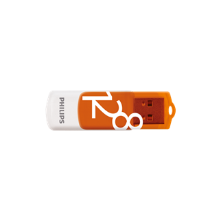 PHILIPS FM12FD05B, 128GB, USB 2.0, Vivid, Turuncu, Flash Disk