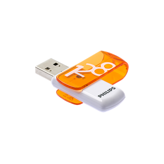 PHILIPS FM12FD05B, 128GB, USB 2.0, Vivid, Turuncu, Flash Disk