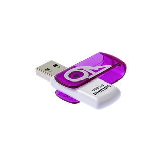 PHILIPS FM64FD00B, 64GB, USB 3.0, Vivid, Mor, Flash Disk