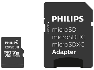 PHILIPS MicroSD 128GB FM12MP45B/00 Class10 Hafıza Kartı
