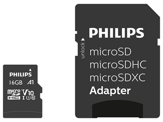 PHILIPS MicroSD 16GB FM16MP45B/00 Class10 Hafıza Kartı