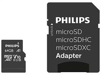 PHILIPS MicroSD 64GB FM64MP45B/00 Class10 Hafıza Kartı