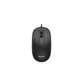 PHILIPS SPK7238B, Siyah, Usb Kablolu, 1200dpi, 3 Tuşlu Optic Mouse