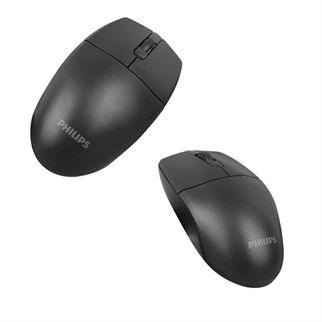 PHILIPS SPK7347B, Siyah, USB Nano 2,4Gh Kablosuz, 1200dpi, Optic, 3 Tuşlu, Sessiz Click, Mouse