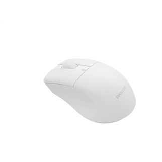 PHILIPS SPK7528W, SESSİZ, Beyaz, USB Nano  2,4Gh ve Bluetooth Kablosuz, 1600dpi, Optic, 3 Tuşlu, Ergonamik, Sessiz Click, Mouse