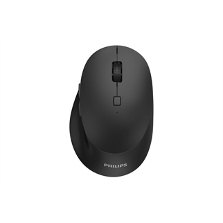 PHILIPS SPK7607B, Siyah, USB Nano 2,4Gh ve Bluetooth Kablosuz, 3200dpi, Optic, 7 Tuşlu, Sessiz Click, Mouse